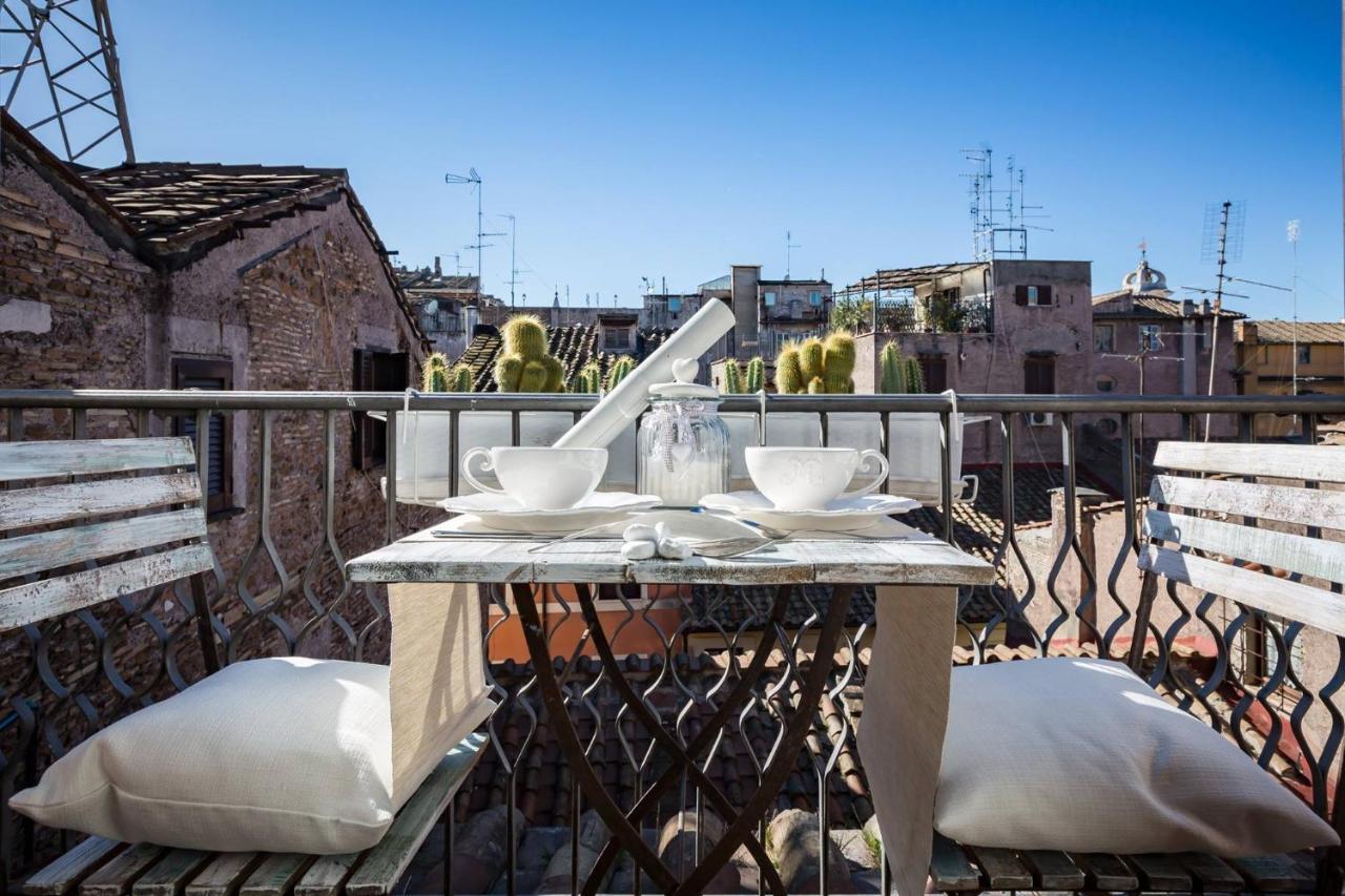 Bbhomerome - Campo Dei Fiori Balcony View Penthouse Exteriör bild